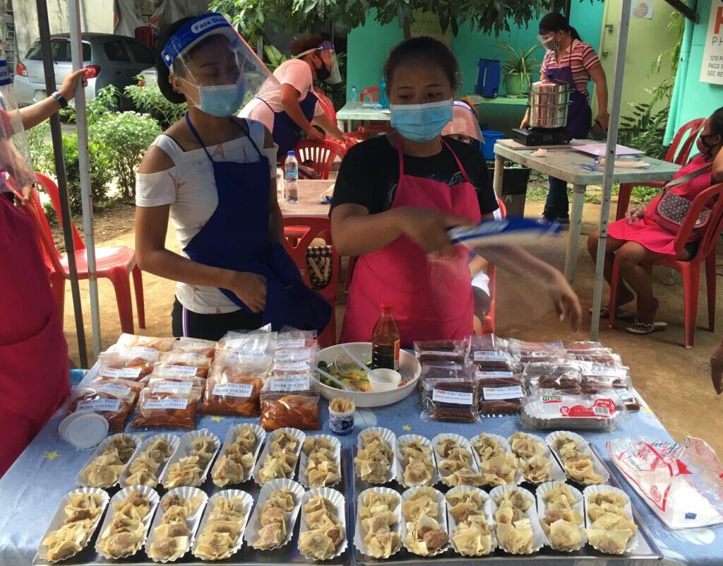 Childhope Philippines' livelihood programs for street youth include siomai making