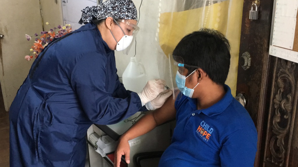 Childhope Philippines staff got COVID-19 vaccines