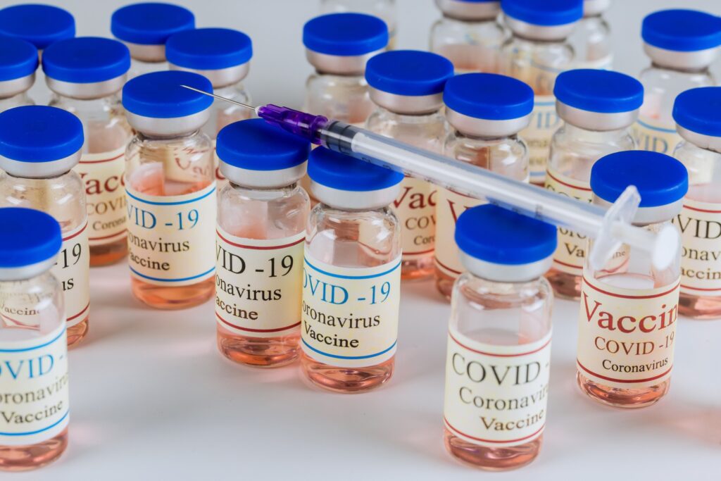 glass containers SARS-CoV2 Coronavirus vaccine COVID-19 to fight the Coronavirus pandemic