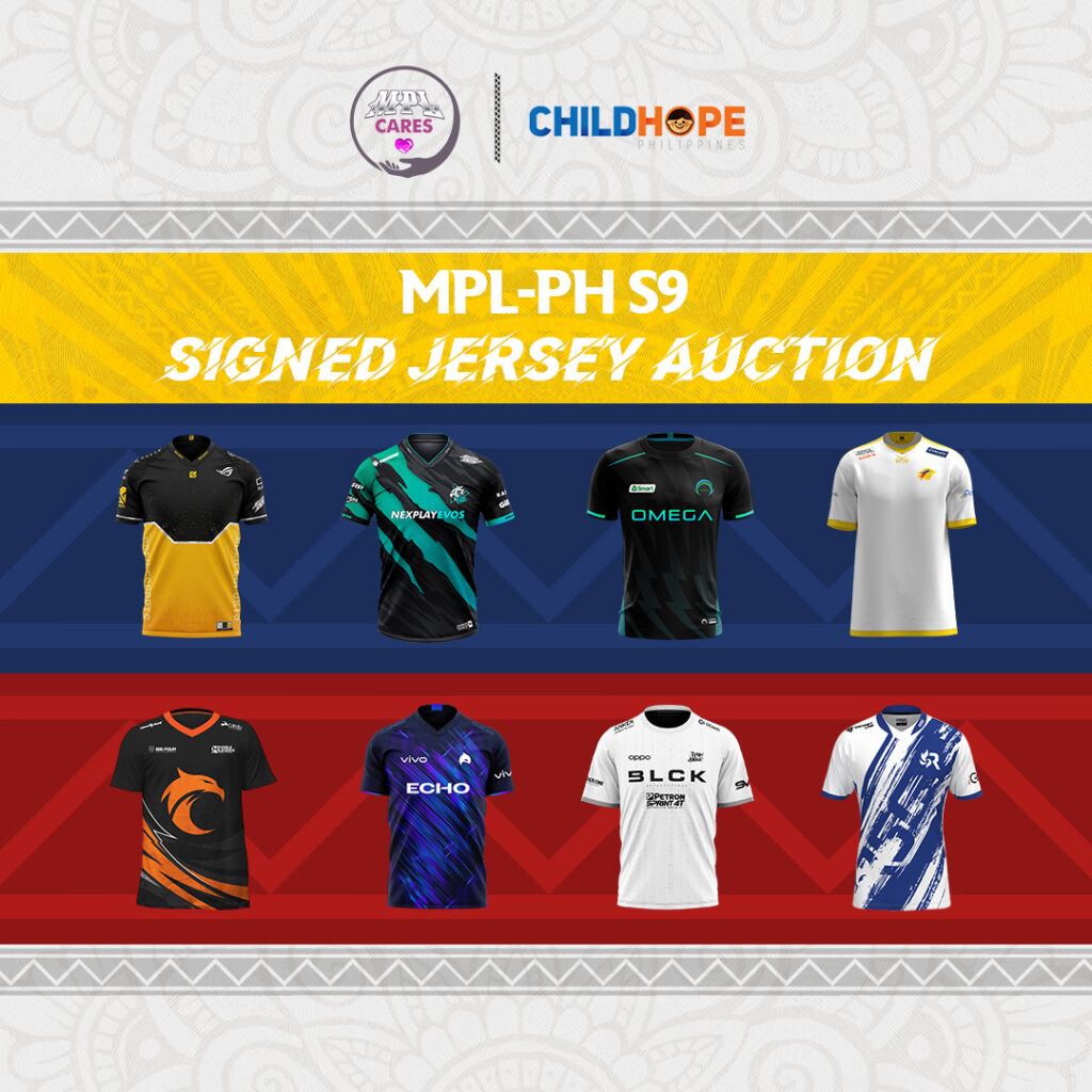 MPL Cares' jersey auction for Childhope Philippines 