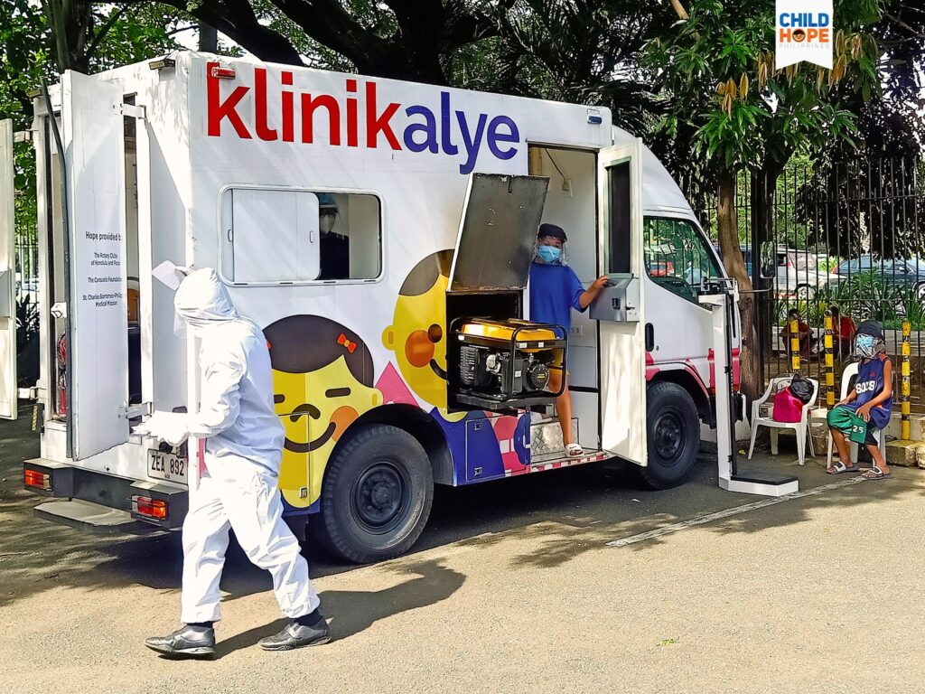 childhope klinikalye mobile van