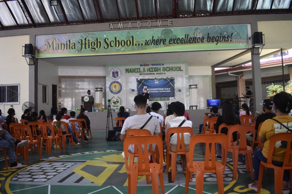 recognition day 2022 at Manila High School