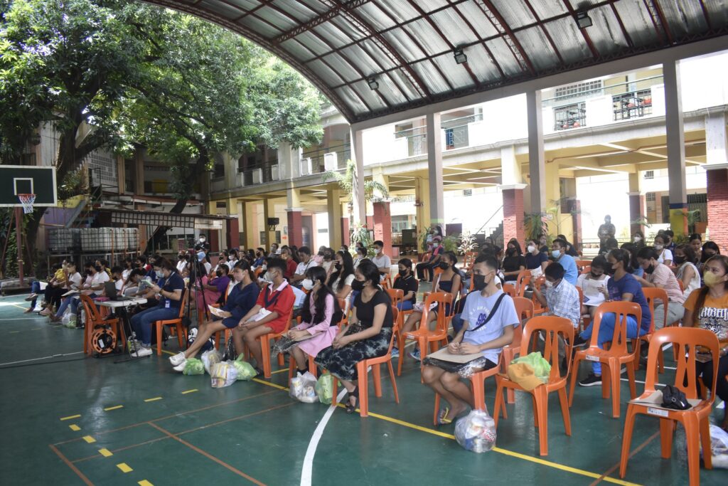 students family and friends at recognition day 2022