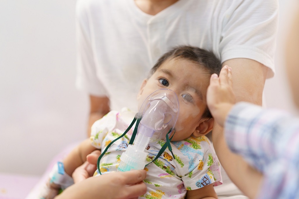 Little boy experiencing community health problems