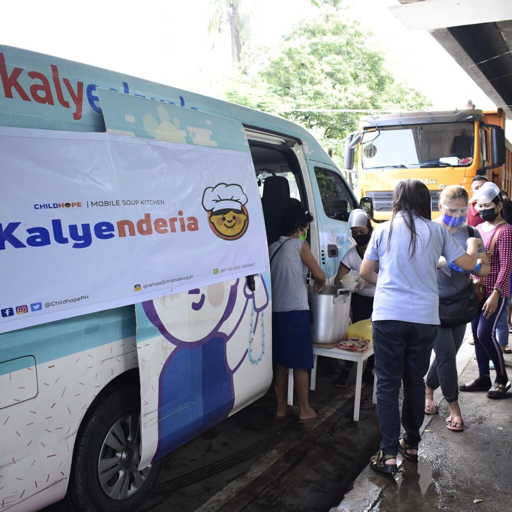 childhope's kalyenderia mobile soup kitchen