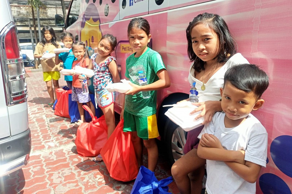 children beneficiaries of Childhope Philippines