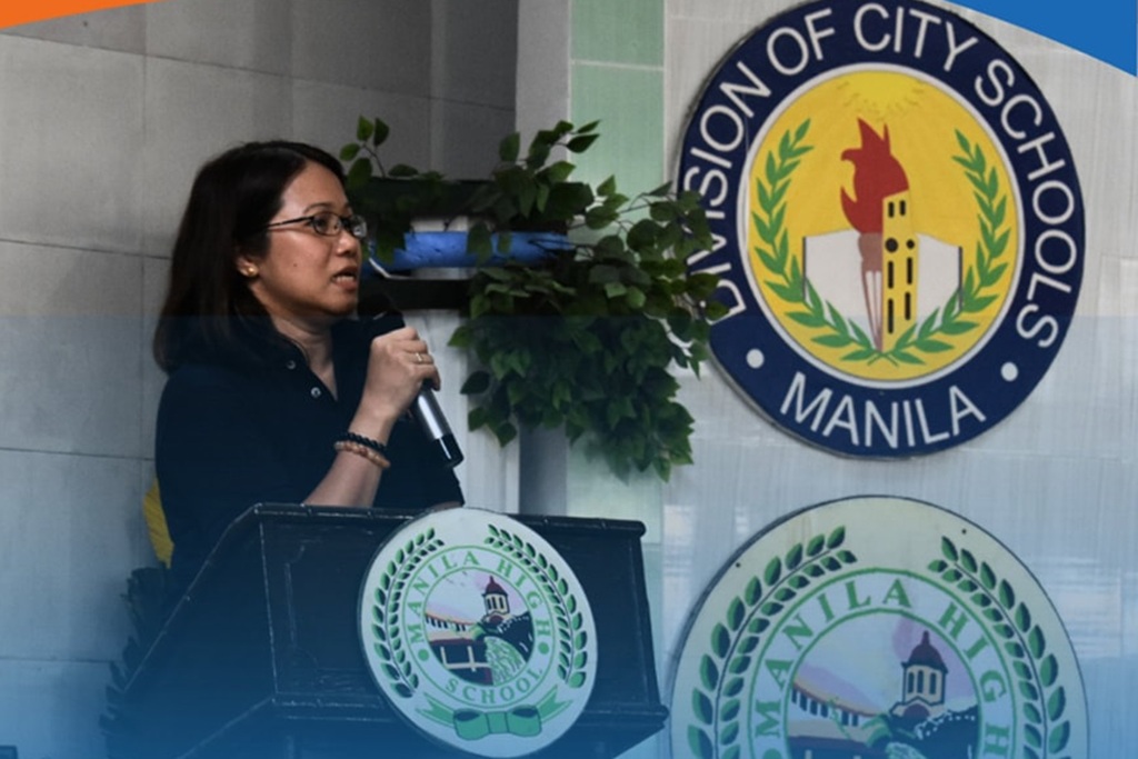 host announcing awardees at a recognition program